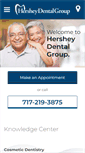 Mobile Screenshot of hersheydentalgroup.com